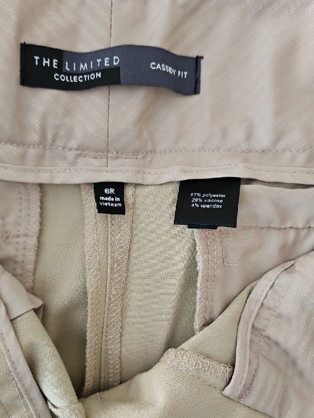 The Limited Beige Women's Tailored Two-Button Blazer and Pant Set - Picture 5 of 5